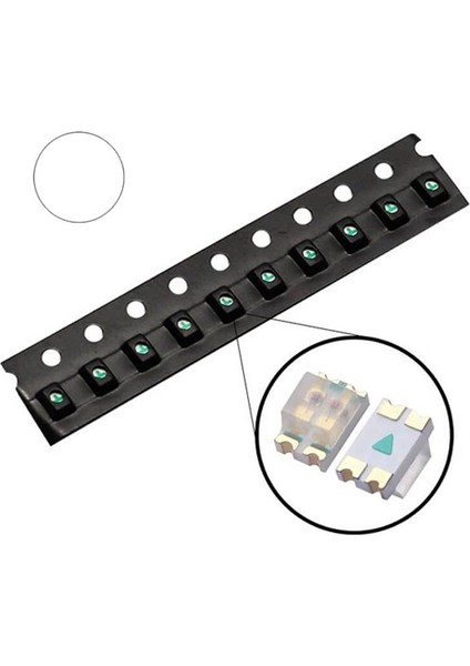 0805 Smd LED Beyaz Kılıf 45-112 Mcd Chip LED 100 Adet