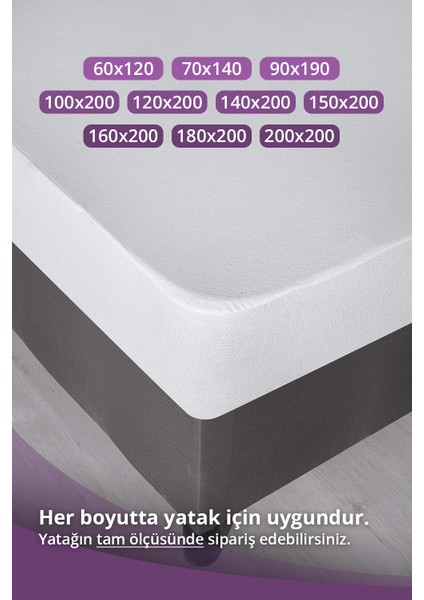 Mikro Fitted Sıvı Geçirmez Yatak Alezi 200 x 200cm