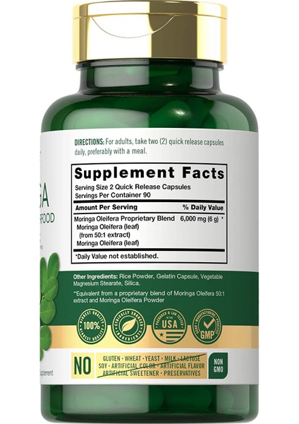 Moringa Oleifera 180 Kapsul Abd