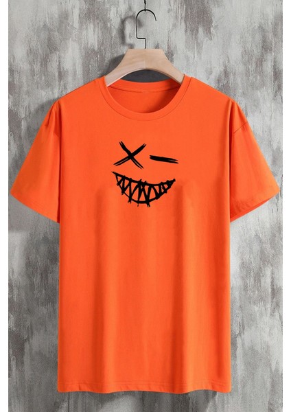 Emoji Baskılı Tasarım T-Shirt