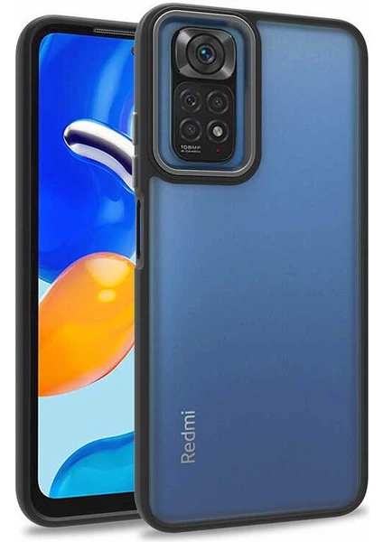 MTK Moveteck Xiaomi Redmi Note 11 Pro 5g Kılıf Kamera Çıkıntılı Metalik Parlak Renkli Lens Çerçeveli Silikon