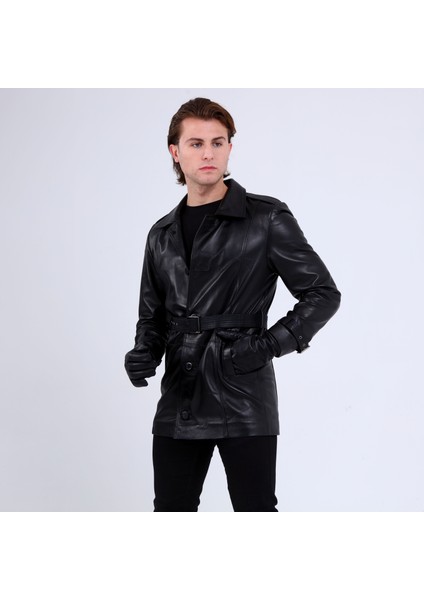 Erkek Deri Trençkot modelleri