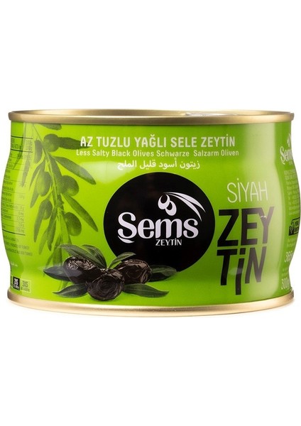 Şems Siyah Zeytin 351-380 Kalibre 300GR