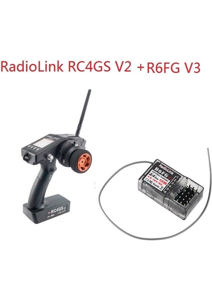 RC4GS V2 2.4ghz Uzaktan Kumanda Radio Kontrol & R6FG Alıcı ( 400 Metre Kontrol Mesafesi )