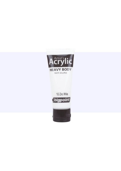 Heavy Body Artist's Akrilik Boya 75ML Zinc White 103