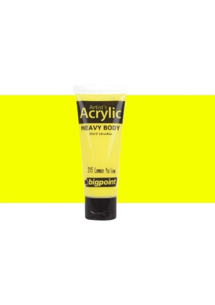 Heavy Body Artist's Akrilik Boya 75ML Lemon Yellow 215