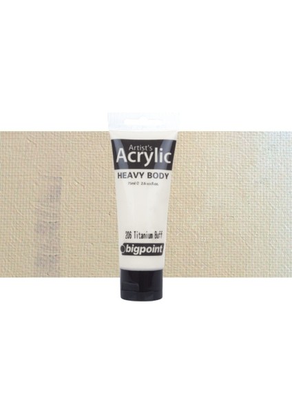 Heavy Body Artist's Akrilik Boya 75ML Titanium Buff 206