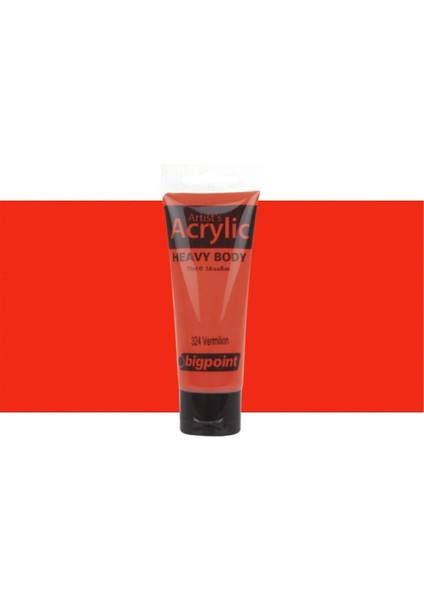 Heavy Body Artist's Akrilik Boya 75ML Vermilion 324