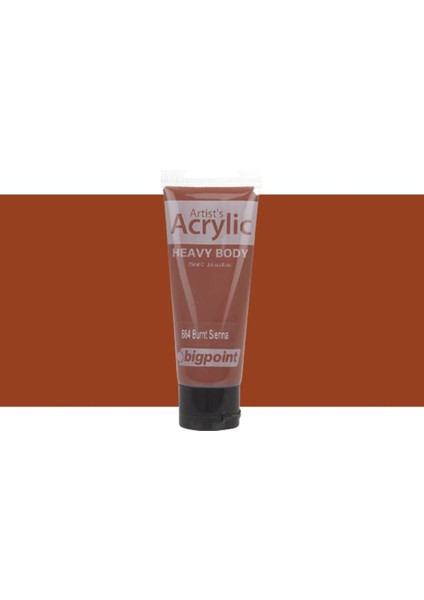 Heavy Body Artist's Akrilik Boya 75ML Burnt Sienna 684