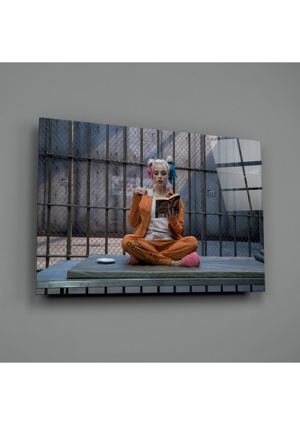 Harley Quinn Cam Tablo - 72X46 cm