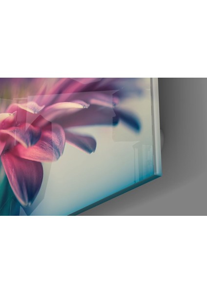 Çiçek Cam Tablo - 40X40 cm modelleri