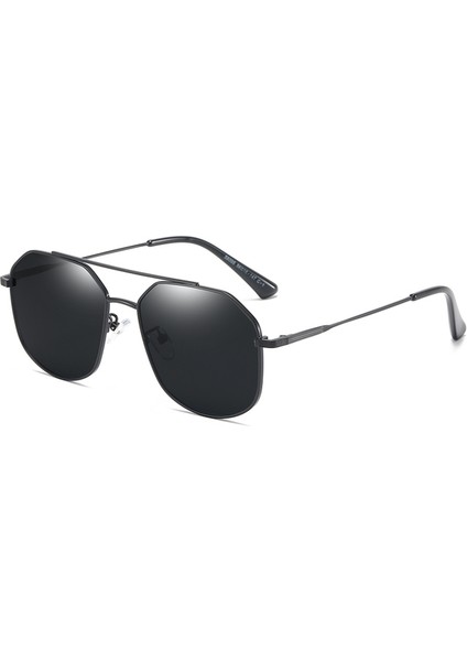 Polarize UV400 Lens Güneş Gözlüğü - Siyah (Yurt Dışından)