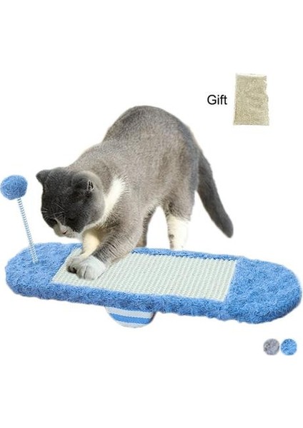 Pet Kedi Scratch Board Pad Kedi Tahliye Çizik Oyuncak Interaktif Sisal Kedi Scratcher Kitten Oyuncaklar Çok Işlevli Pad | Mobilya ve çizikler