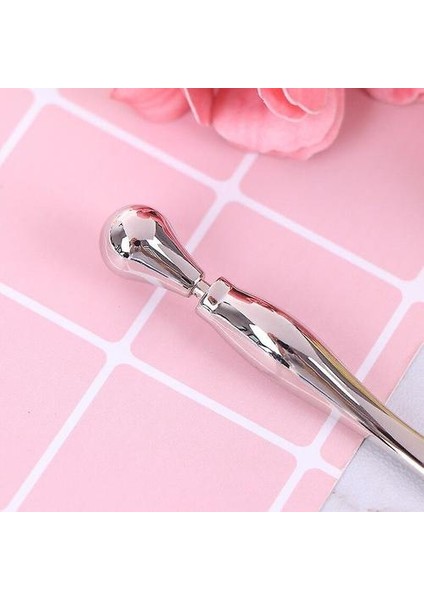 Alaşım Metal Kozmetik Spatulas Yüz Maskesi Kaşık Göz Kremi Karıştırma Spatula Kepçesi(Yurt Dışından)
