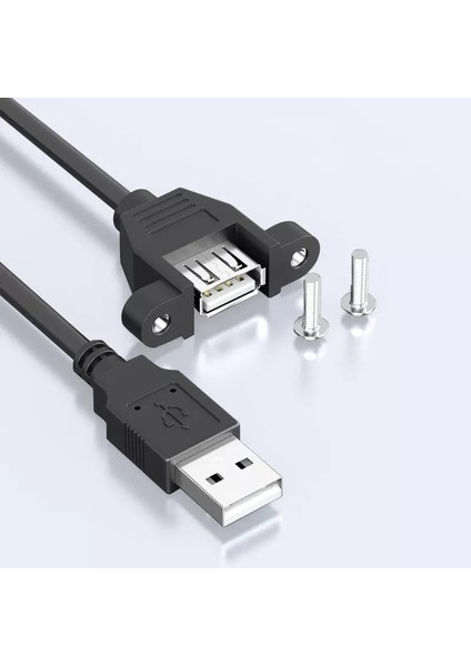 PrimeX Plus PX-1295 1.5 Metre USB Uzatma Kablo, Usb2.0 Erkek Dişi Kablo, Sabitlenebilir USB Uzatma Kablosu