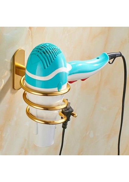 Shengruijia Uzay Alüminyum Punch-Ücretsiz Saç Kurutma Makinesi Raf Banyo Rafları Saç Kurutma Makinesi Raf Saç Kurutma Makinesi Raf Duvarı Dağı (Yurt Dışından)