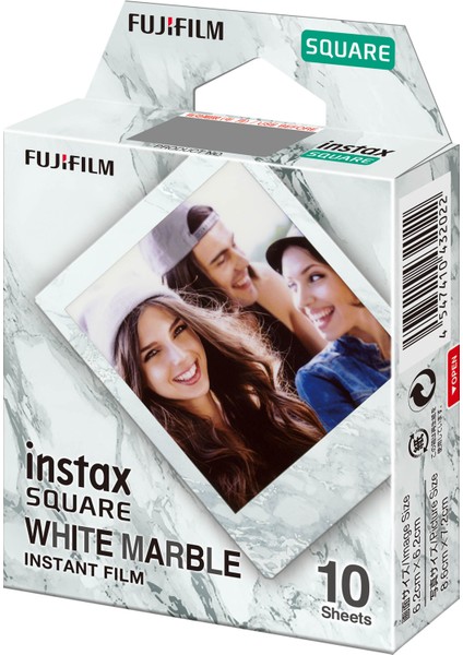 Instax Square Whitemarble 10'lu Kare Özel Film