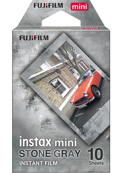 Instax Mini Stone Gray 10'lu Özel Film