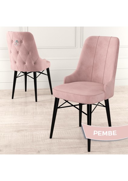 Concept Are SERISI 80 x 132 cm Mdf Açılabilir Siyah Mermer Desen Masa Takımı 4 Sandalye Gümüş Halkalı fırsatları
