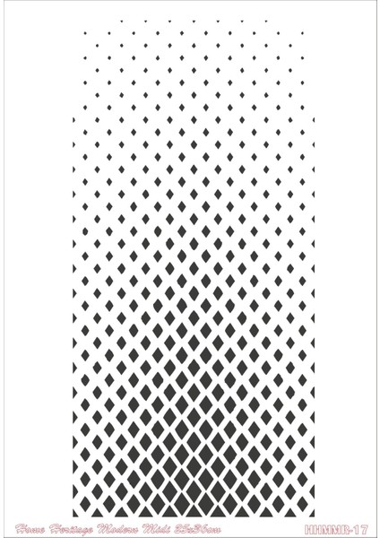 Home Herıtage Modern Mıdı 25X36CM Hhmmr-17 Stencil