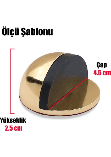 Yarımay Yapışkanlı Kapı Kolu Stoperi Tamponu Metal Kapı Stopu Durdurucu Tutucu Tutacağı Albrifin modelleri