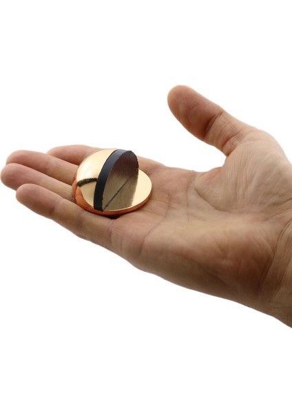 Yarımay Yapışkanlı Kapı Kolu Stoperi Tamponu Metal Kapı Stopu Durdurucu Tutucu Tutacağı Albrifin fırsatları