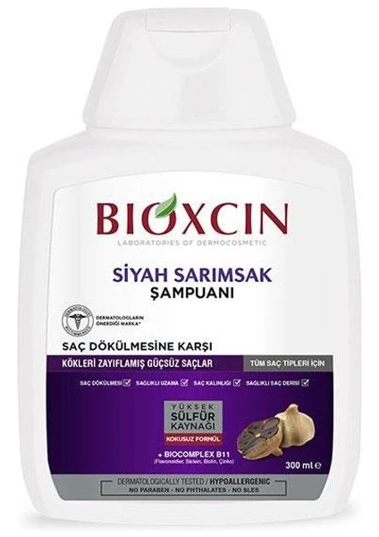 Siyah Sarımsaklı Şampuan 300 ml (BXC101)