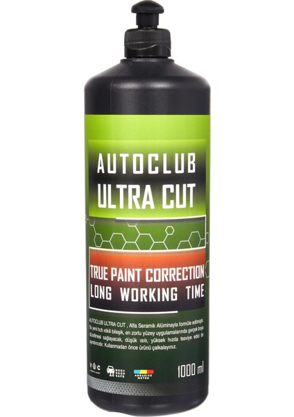 AutoClub Ultra Cut -Çizik Giderici Pasta