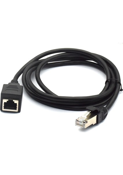 5078 RJ45 Dişi Erkek Uzatma 1.5m Panel Tipi Cat6 Montaj Kablosu