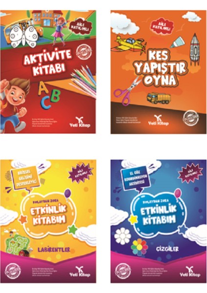 6-7 Yaş Eğitim Seti 4 Kitap