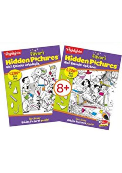 Highlights Favori Hidden Pictures (Gizli Resimler) 2'li Set