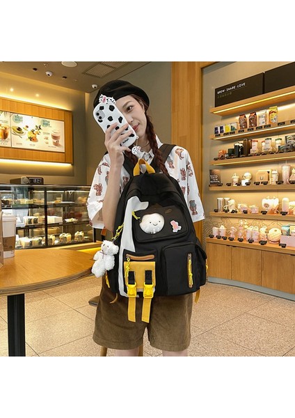 Büyük Kapasiteli Kampüs Öğrenci Okul Çantası (Yurt Dışından) modelleri