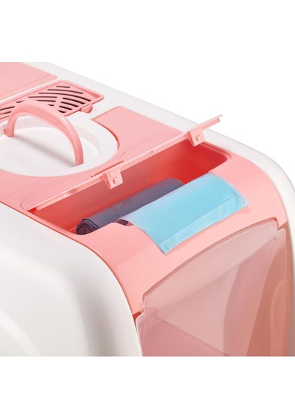 Büyük Kapalı Kedi Tuvaleti Pembe fırsatları