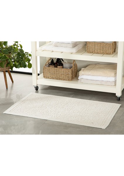 Seana Pamuklu Kilim 50 x 80 cm Gri