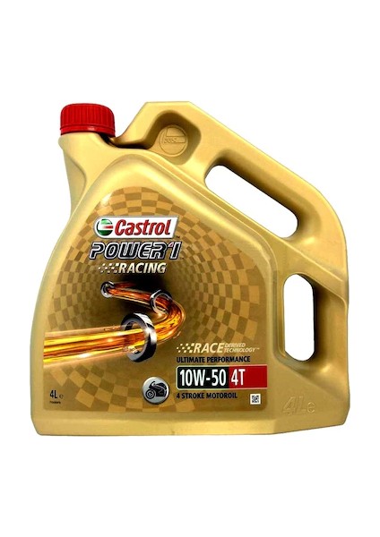 Power 1 Racing 10W/50 4t 4 Litre Motosiklet Yağı