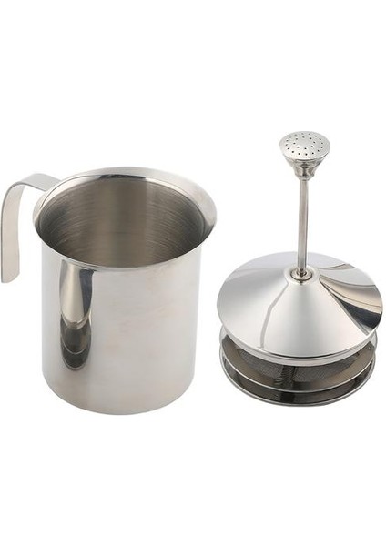 Bahar Manuel Süt Froother Cafe Cappuccino ile 400ML Paslanmaz Çelik Süt Frother (Yurt Dışından)