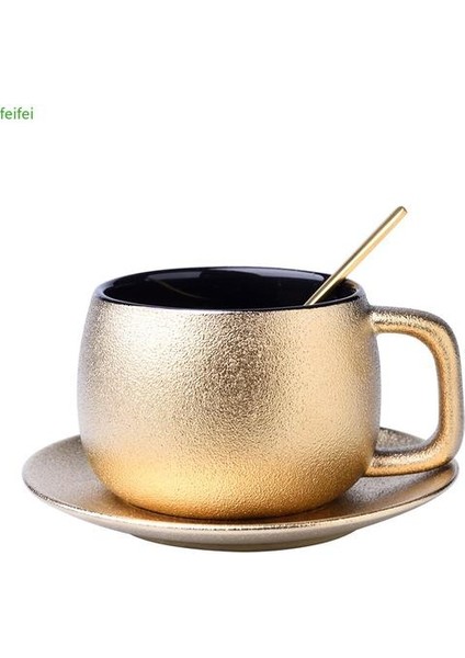 Dubai Tarzı Altın Kahve Fincanı Set Ev Basit Modern Çay Fincanı Seti Nordic Ikriyat Çay Çay Bardağı (Yurt Dışından)