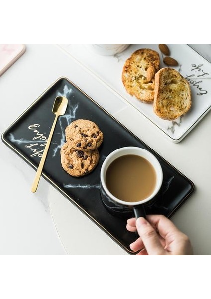 Kahve Fincanı Seramik Phnom Çanak Seti Çay Soya Soya Sütü Fincan Kupa ve Dailer Kaşık Setleri Kutusu Noel I ile Tatlı Çanak Plakası Eski Moda Cam (Yurt Dışından)