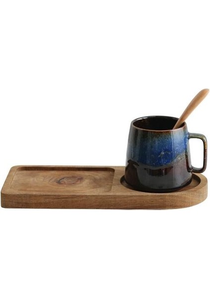 Yaratıcı Seramik Kahve Fincanı Set Porselen Japon Tarzı Çevre Dostu Vintaj Öğleden Sonra Çay Mate Kupası Kullanımlık Tazas Drinkware 50 Teacup Tabak Setleri (Yurt Dışından)