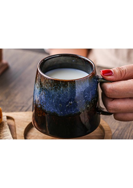 Yaratıcı Seramik Kahve Fincanı Set Porselen Japon Tarzı Çevre Dostu Vintaj Öğleden Sonra Çay Mate Kupası Kullanımlık Tazas Drinkware 50 Teacup Tabak Setleri (Yurt Dışından)