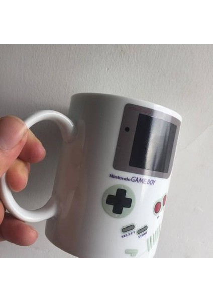 Komik Isıya Duyarlı Oyun Kupaları Seramik Boy Kupa Ev Ofis Beyaz Porselen Süt Bira Kahve Kupa Renk Değiştirme Drinkware Kupalar Beyaz (Yurt Dışından)