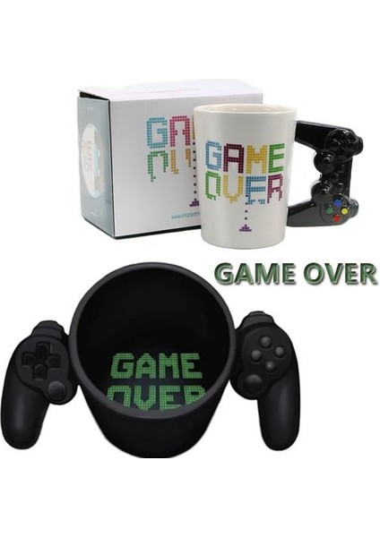Yaratıcı Gamepad Kupası Kişiselleştirilmiş Şekil Kahve Süt Boy Oyunu Üzerinde Kupa Gamepad Denetleyici Kahve Kupa Doğum Günü Kupalar Siyah (Yurt Dışından)