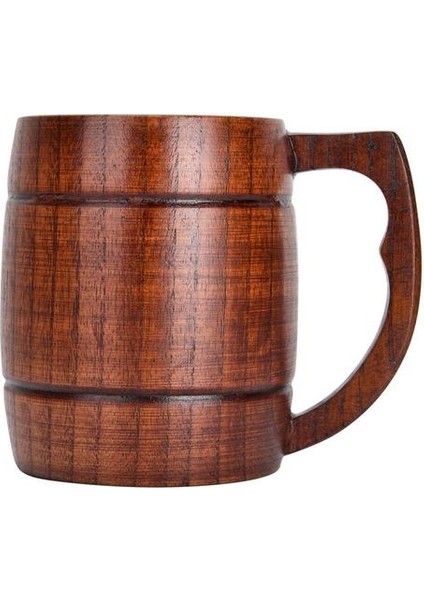 Doğal Saf Ahşap Basit Stil Kupası Bira Kupası Çevre Dostu Su Kupası Çay Kahve Süt Içme Kupası Ev Mutfak Bar Drinkware Cup Kupalar Kahverengi (Yurt Dışından)