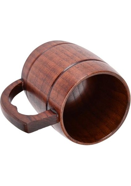 Doğal Saf Ahşap Basit Stil Kupası Bira Kupası Çevre Dostu Su Kupası Çay Kahve Süt Içme Kupası Ev Mutfak Bar Drinkware Cup Kupalar Kahverengi (Yurt Dışından)