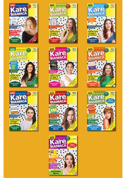 Kare Bulmaca 10'lu Set