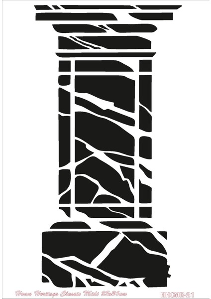 Home Herıtage Mıdı 25X36CM Hhcmr-21 Stencil