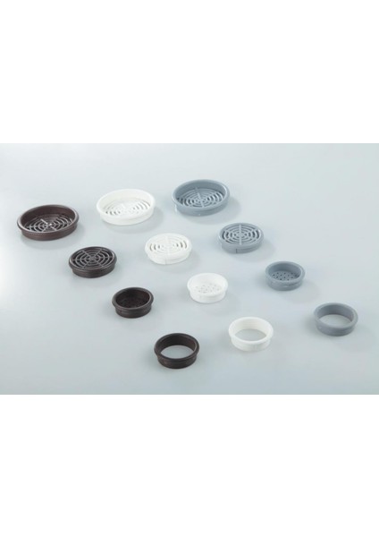 Plastik Menfez Q-34 mm Krom