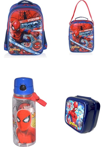 Spıderman Ilkokul Çantası Loft Go Spıdey (4 Parça Set)