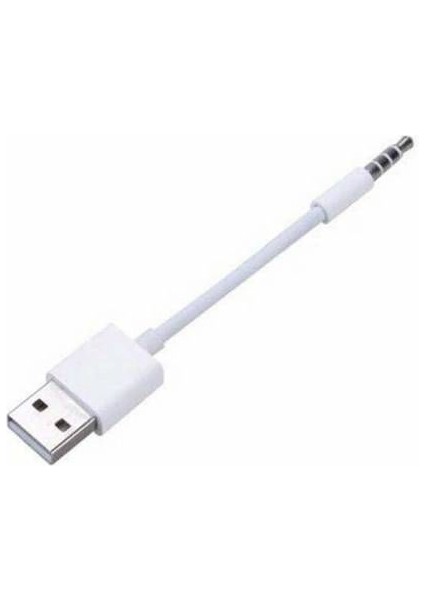 Aux To Erkek USB Şarj Kablosu ve Ses Dönüştürücü Adaptör