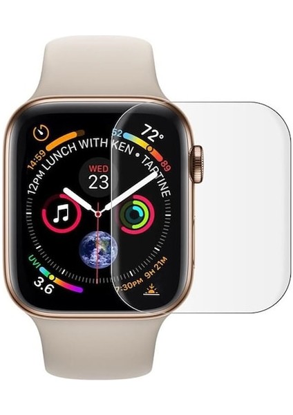 Apple Watch 3-38MM(4 Ön+4 Arka Set) Lensun Nano Ekran Kaplama